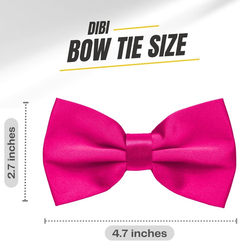 DIBI Adjustable Classic Pretied Bow Tie for Men, Women, and Boys - Men's Bowtie for Wedding, Costume Party and Formal Events - Image 3